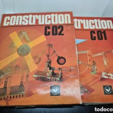 Juegos construcción - Meccano: UNICOS CONSTRUCTION C 01 Y C 02 TIPO MECCANO ALEMANIA DEL ESTE GDR WEST GERMANY FINALES DE 70 / 80