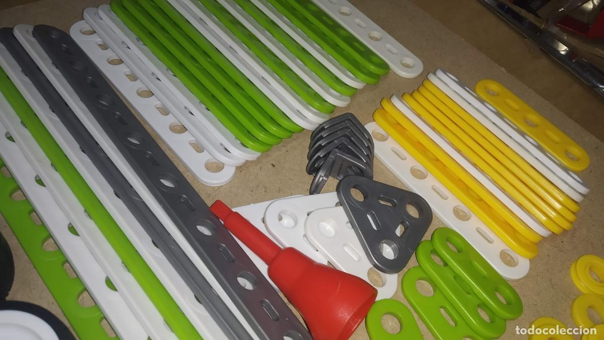 Juegos construcci&oacute;n - Meccano: Meccano Junior, plastico. Lote piezas - Foto 3