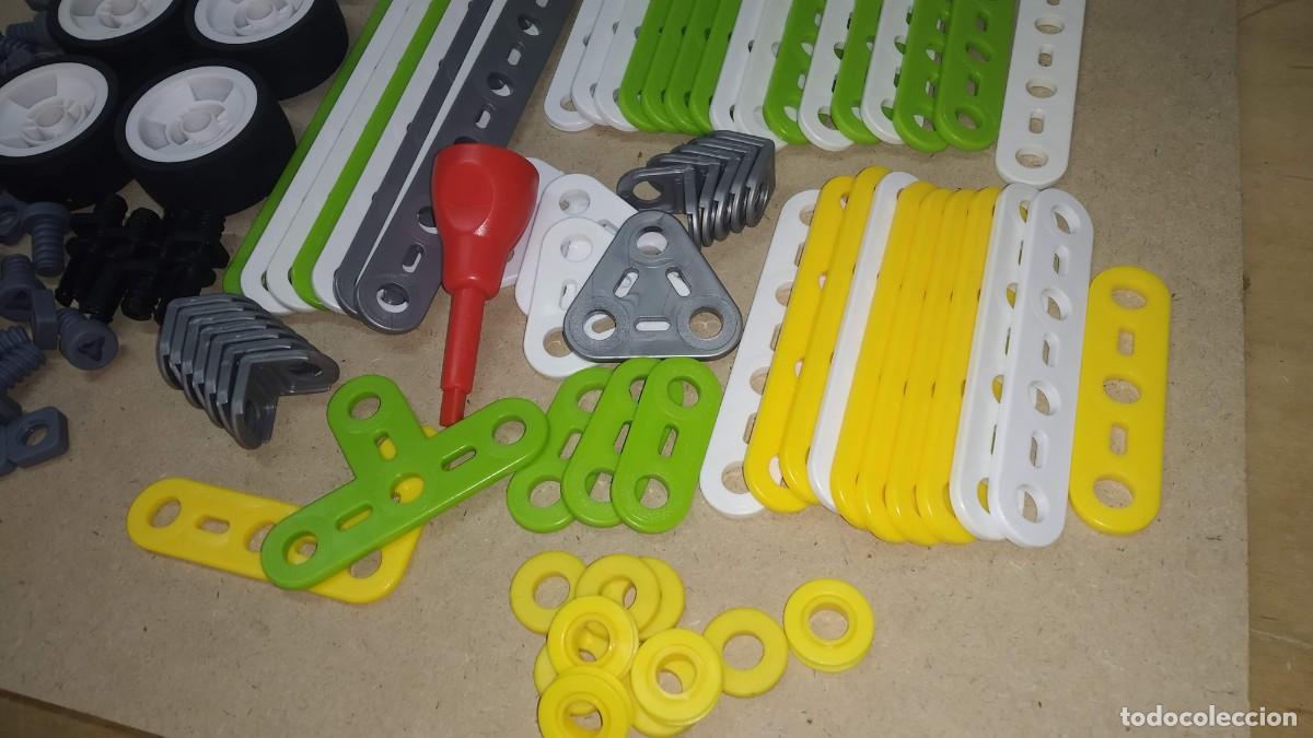 Juegos construcci&oacute;n - Meccano: Meccano Junior, plastico. Lote piezas - Foto 4