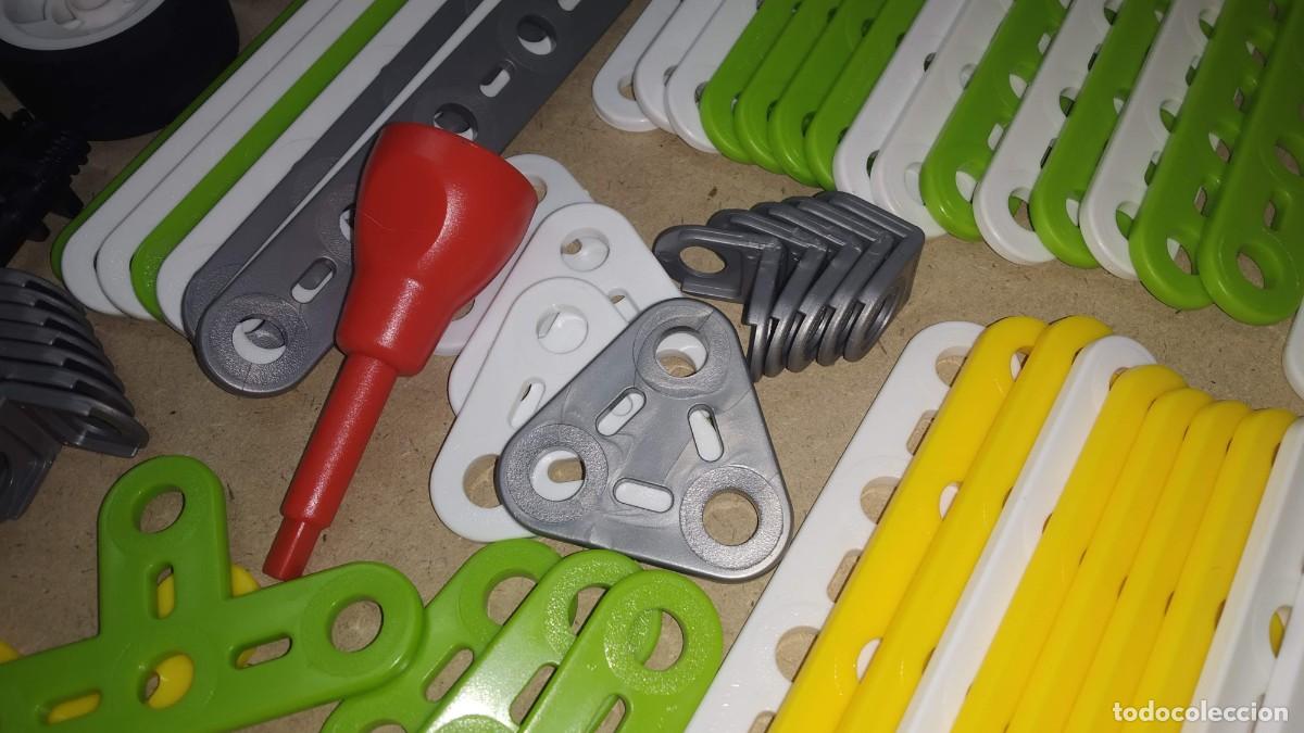 Juegos construcci&oacute;n - Meccano: Meccano Junior, plastico. Lote piezas - Foto 5