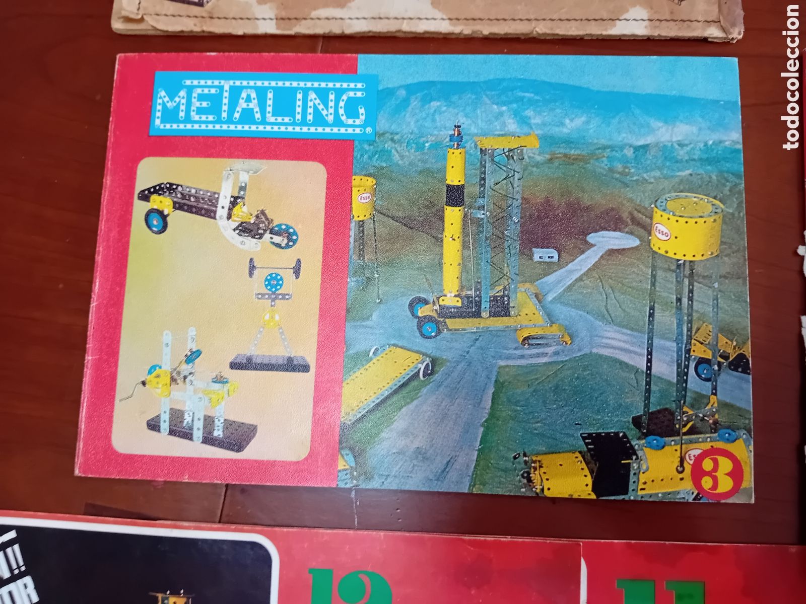 Juegos construcci&oacute;n - Meccano: Lote de 7 catalogos Metaling - Foto 6