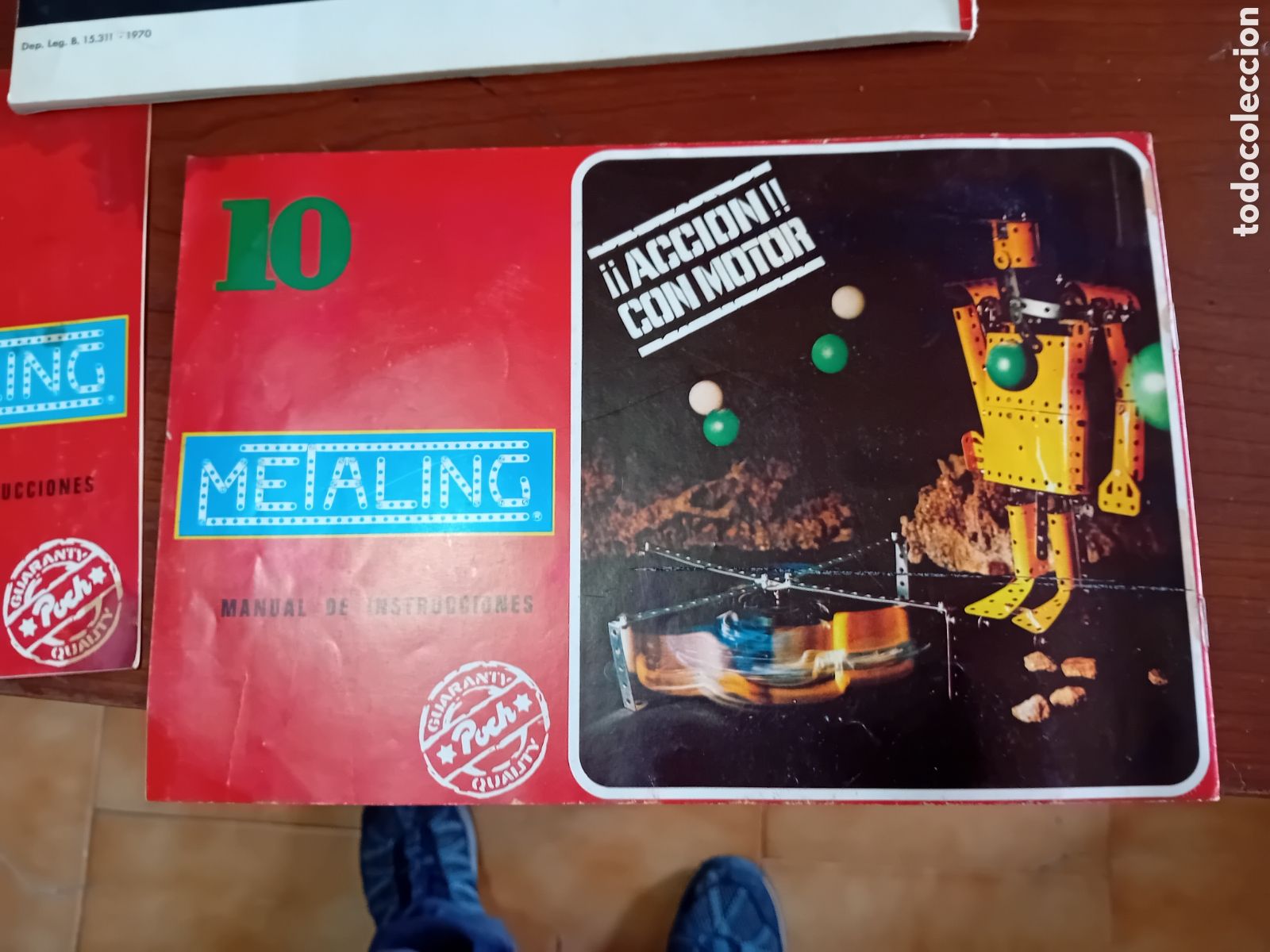 Juegos construcci&oacute;n - Meccano: Lote de 7 catalogos Metaling - Foto 8