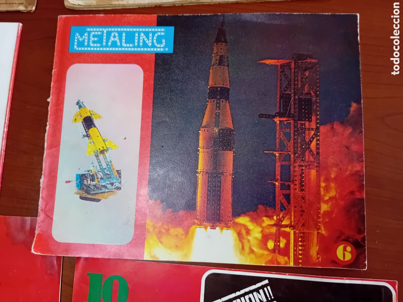 Juegos construcci&oacute;n - Meccano: Lote de 7 catalogos Metaling - Foto 10