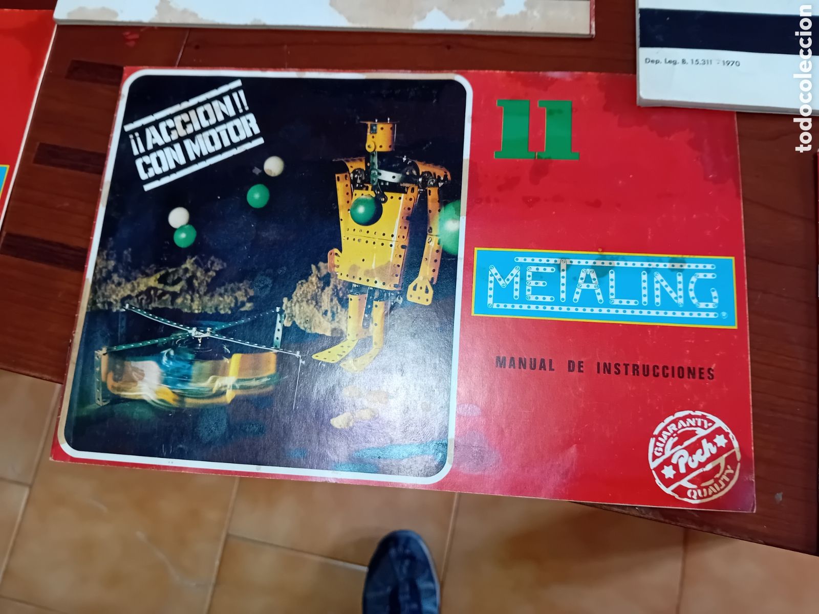 Juegos construcci&oacute;n - Meccano: Lote de 7 catalogos Metaling - Foto 12