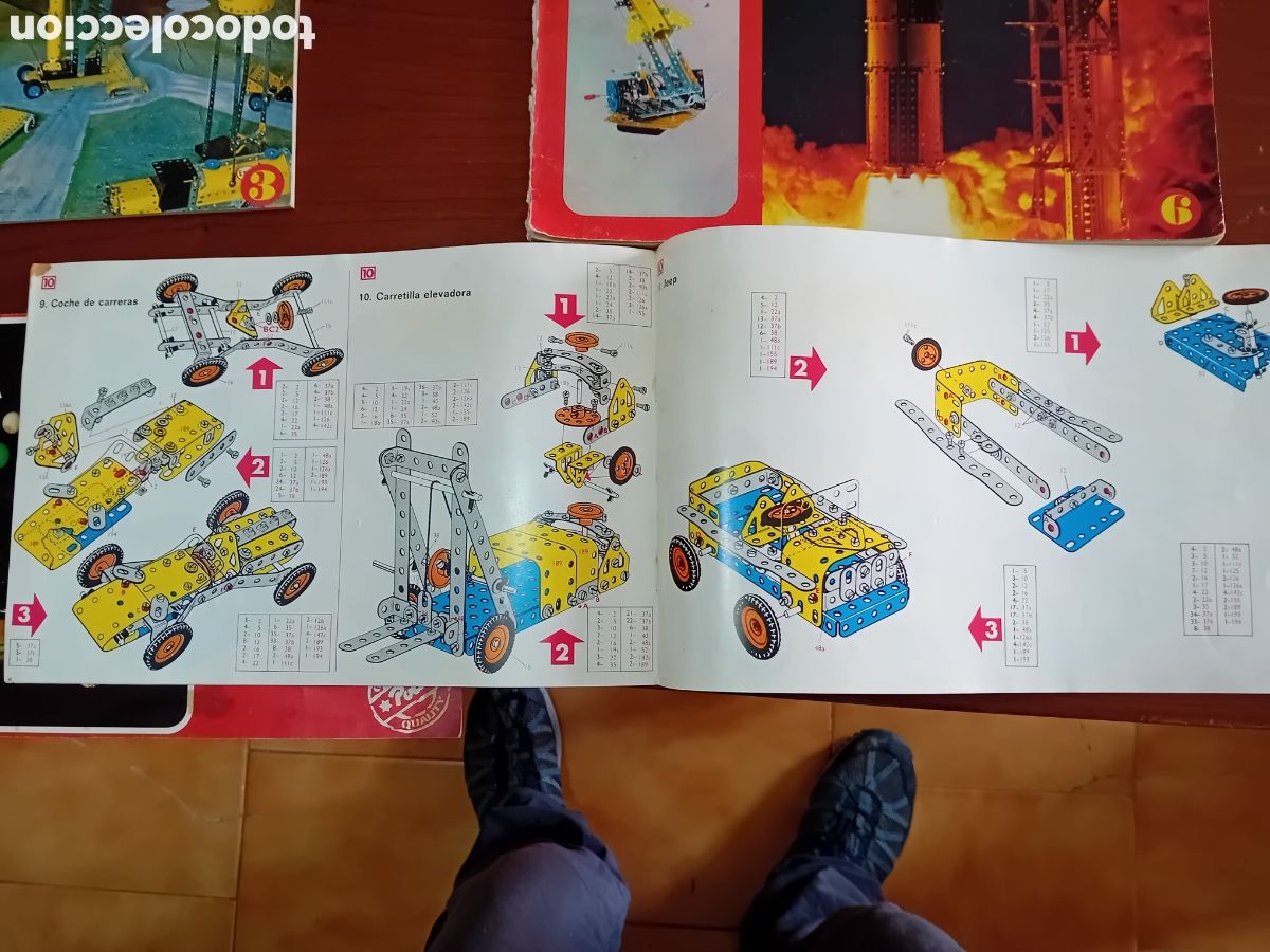 Juegos construcci&oacute;n - Meccano: Lote de 7 catalogos Metaling - Foto 18