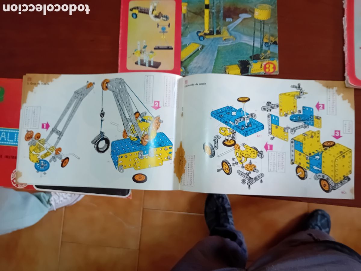 Juegos construcci&oacute;n - Meccano: Lote de 7 catalogos Metaling - Foto 19