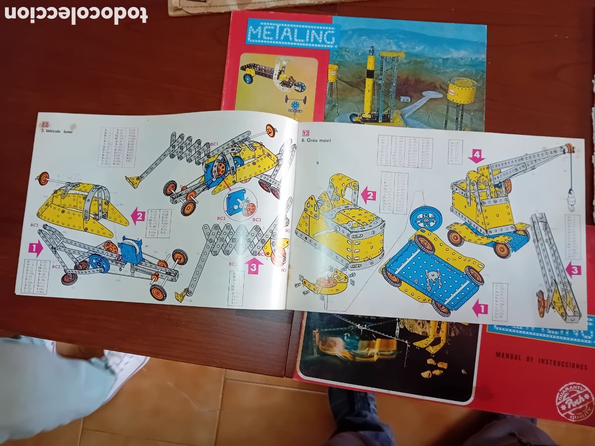 Juegos construcci&oacute;n - Meccano: Lote de 7 catalogos Metaling - Foto 20