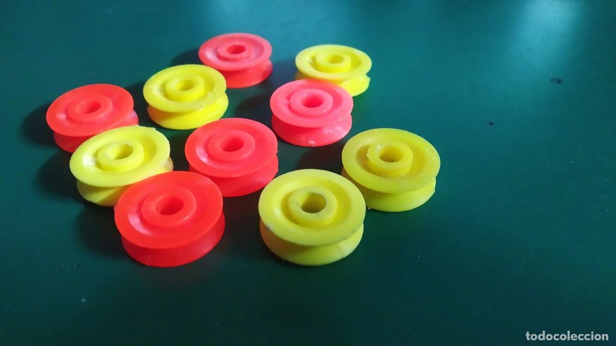 Juegos construcci&oacute;n - Meccano: Meccano. 10 poleas plastico - Foto 2