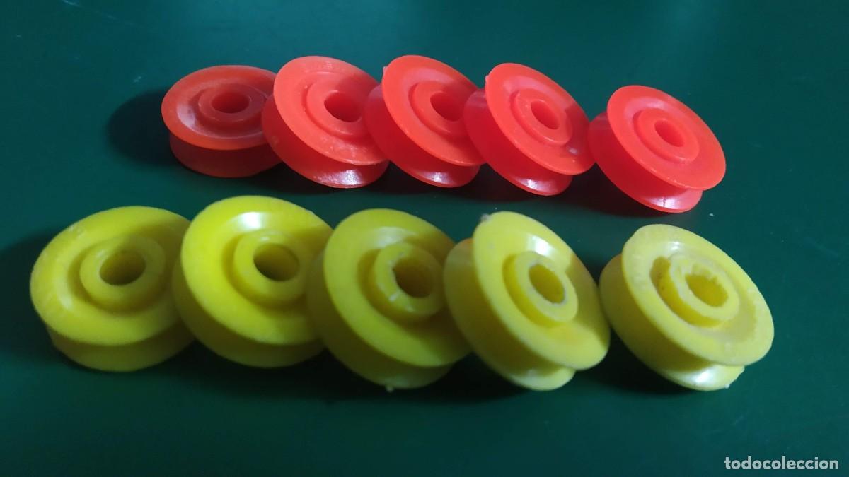 Juegos construcci&oacute;n - Meccano: Meccano. 10 poleas plastico - Foto 1