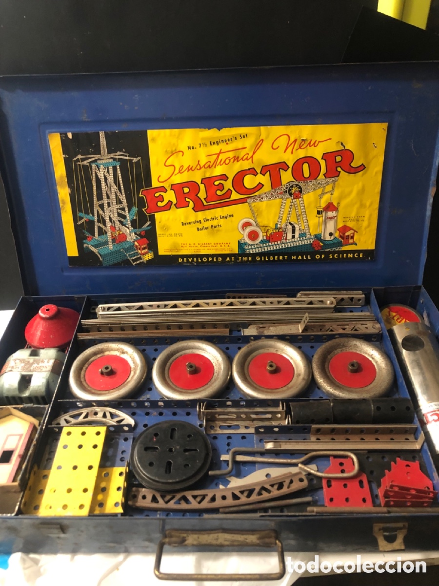 Juegos construcci&oacute;n - Meccano: Antiguo Meccano Gilbert the New Erector - Foto 2