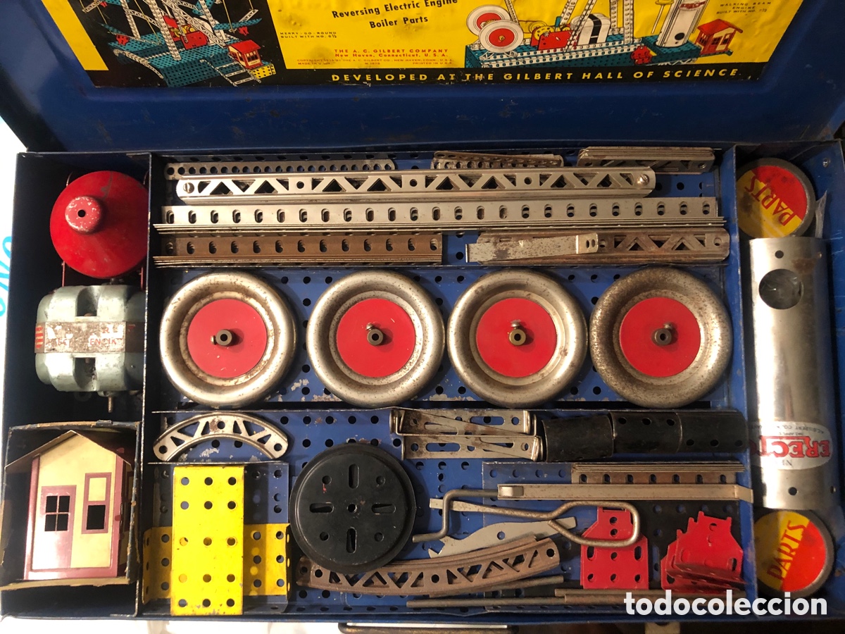 Juegos construcci&oacute;n - Meccano: Antiguo Meccano Gilbert the New Erector - Foto 3