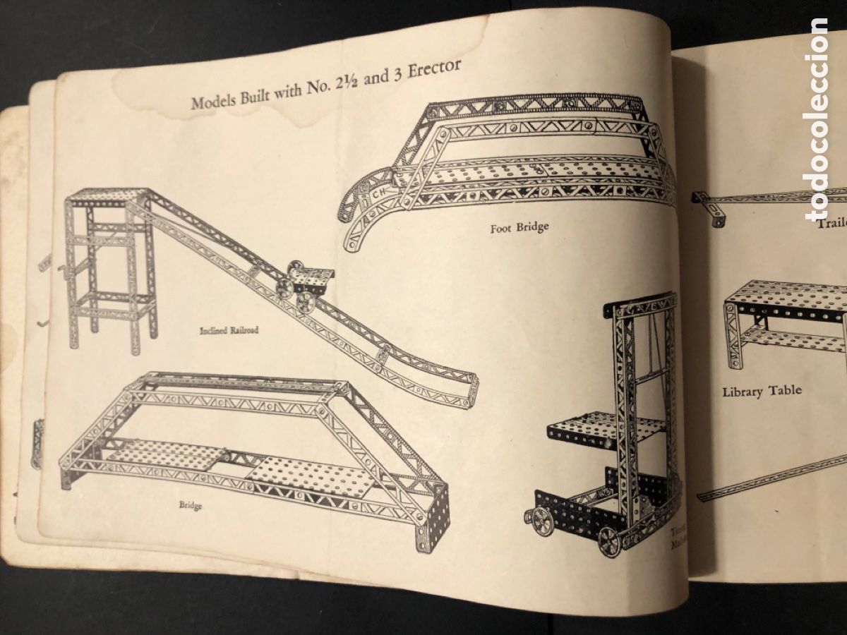 Juegos construcci&oacute;n - Meccano: Antiguo Meccano Gilbert the New Erector - Foto 17