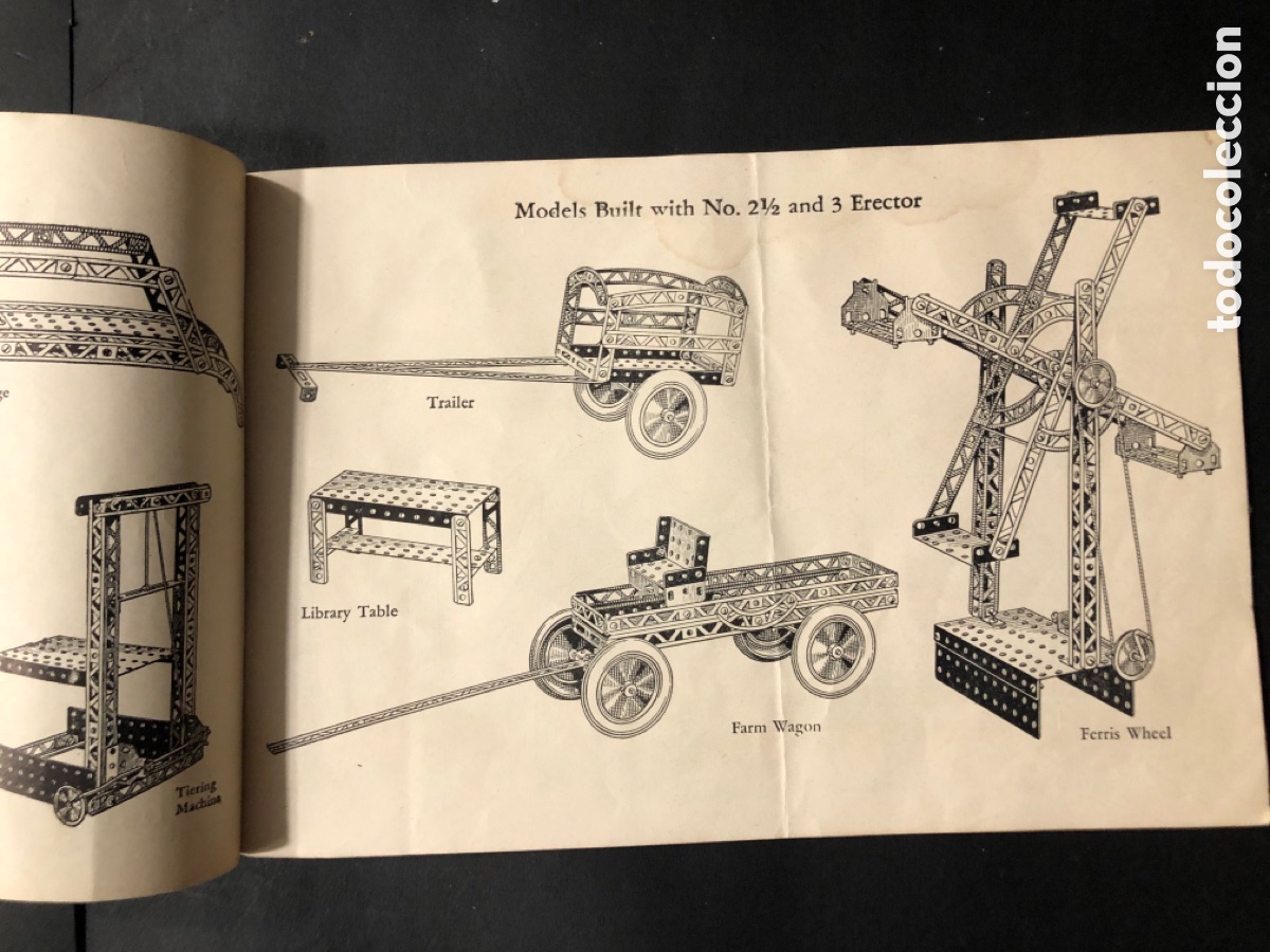 Juegos construcci&oacute;n - Meccano: Antiguo Meccano Gilbert the New Erector - Foto 18