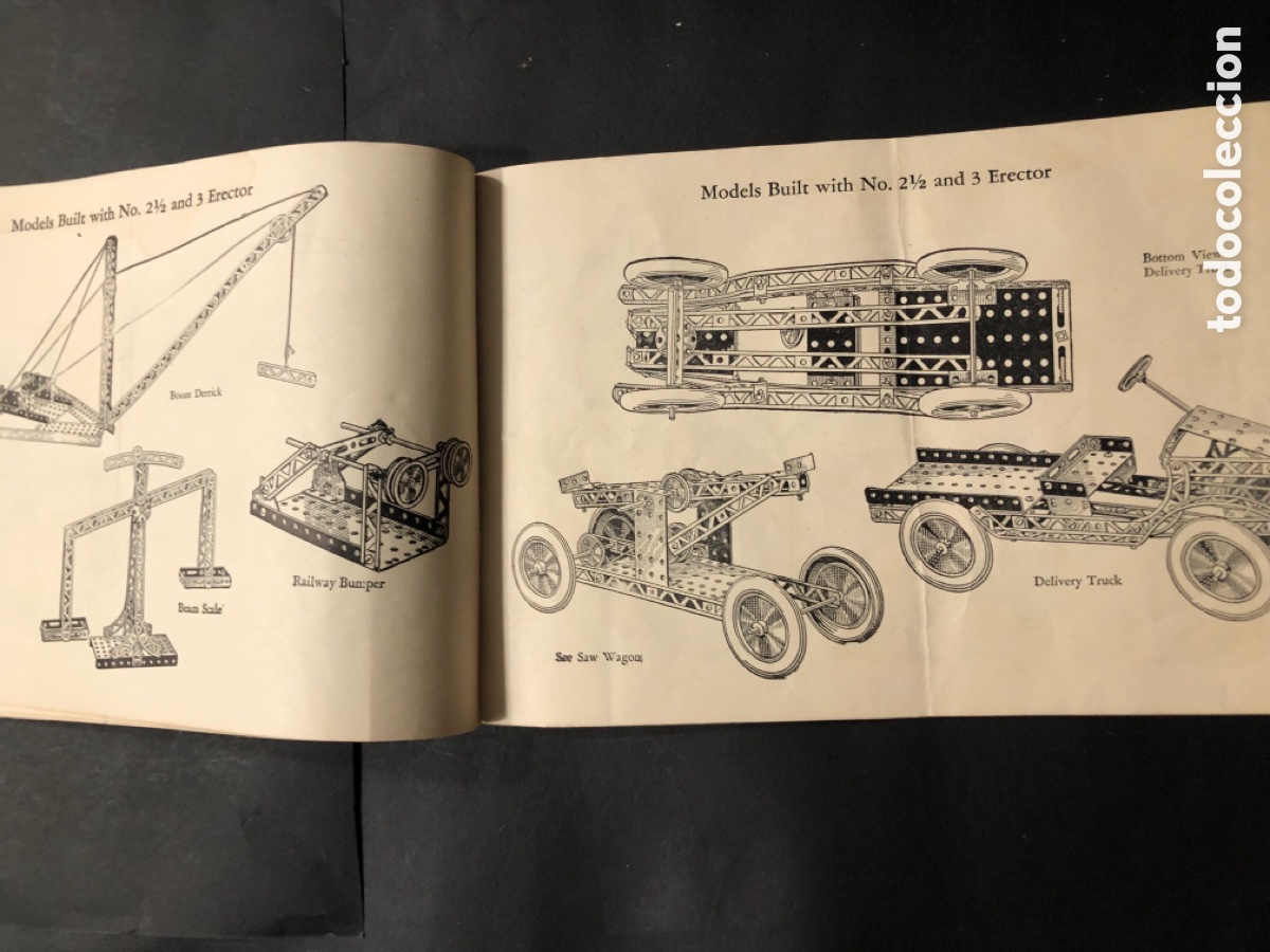 Juegos construcci&oacute;n - Meccano: Antiguo Meccano Gilbert the New Erector - Foto 21