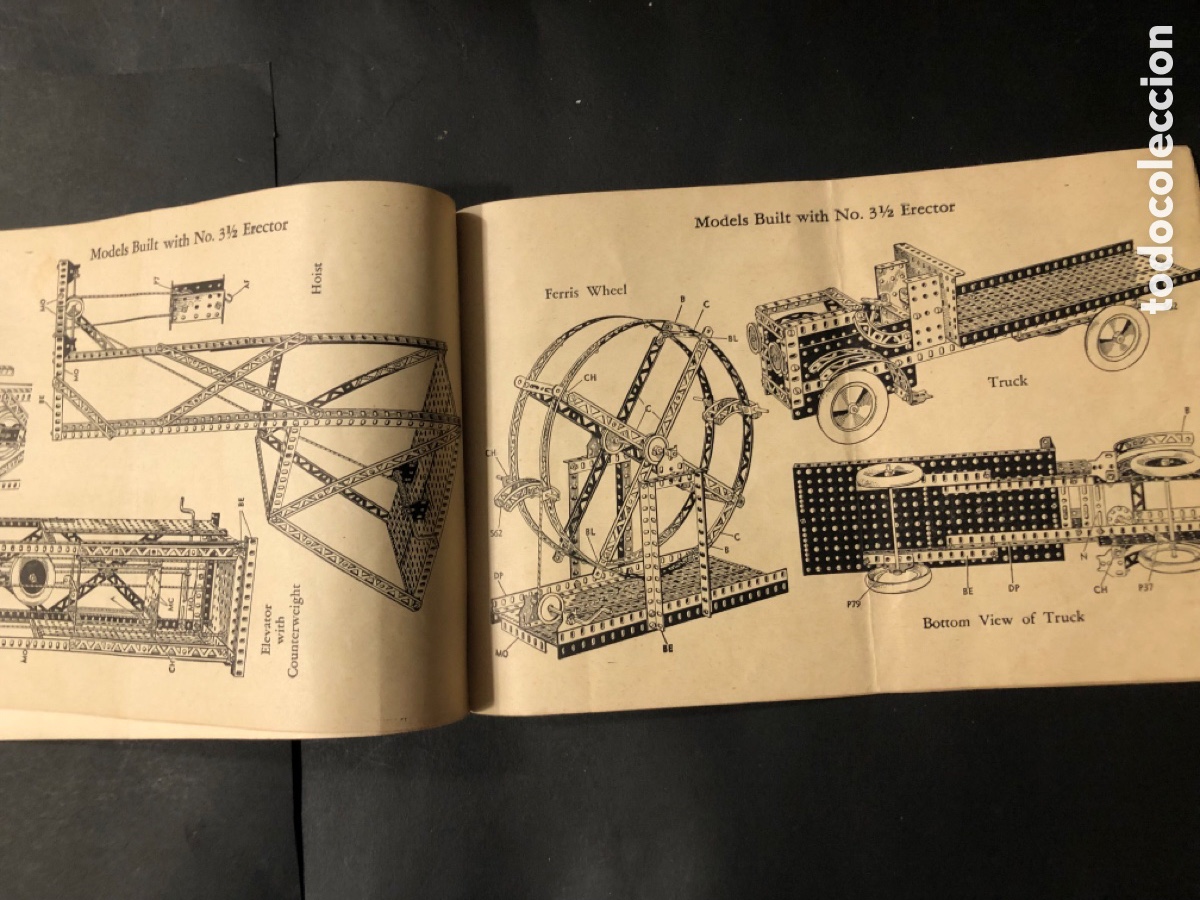 Juegos construcci&oacute;n - Meccano: Antiguo Meccano Gilbert the New Erector - Foto 23
