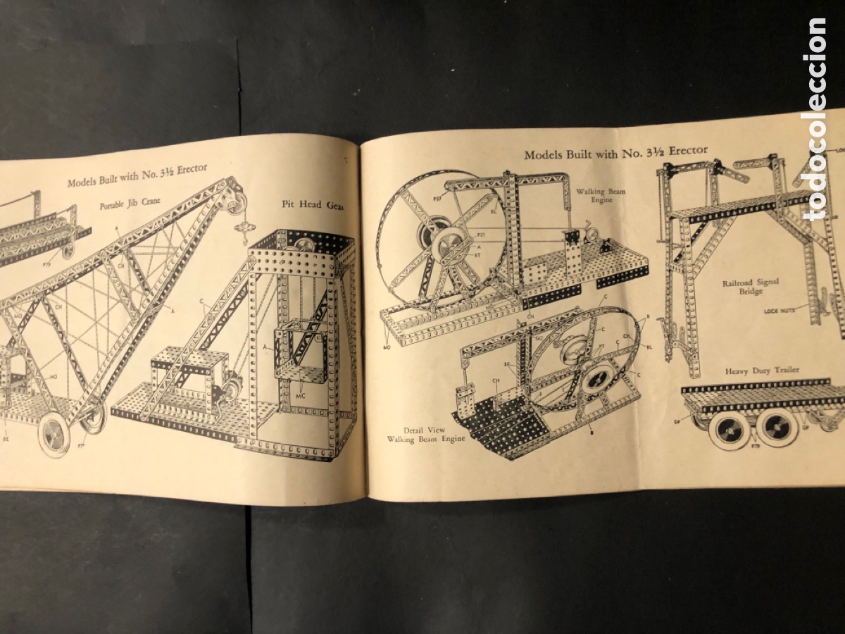 Juegos construcci&oacute;n - Meccano: Antiguo Meccano Gilbert the New Erector - Foto 24