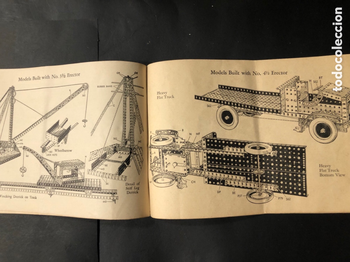 Juegos construcci&oacute;n - Meccano: Antiguo Meccano Gilbert the New Erector - Foto 26