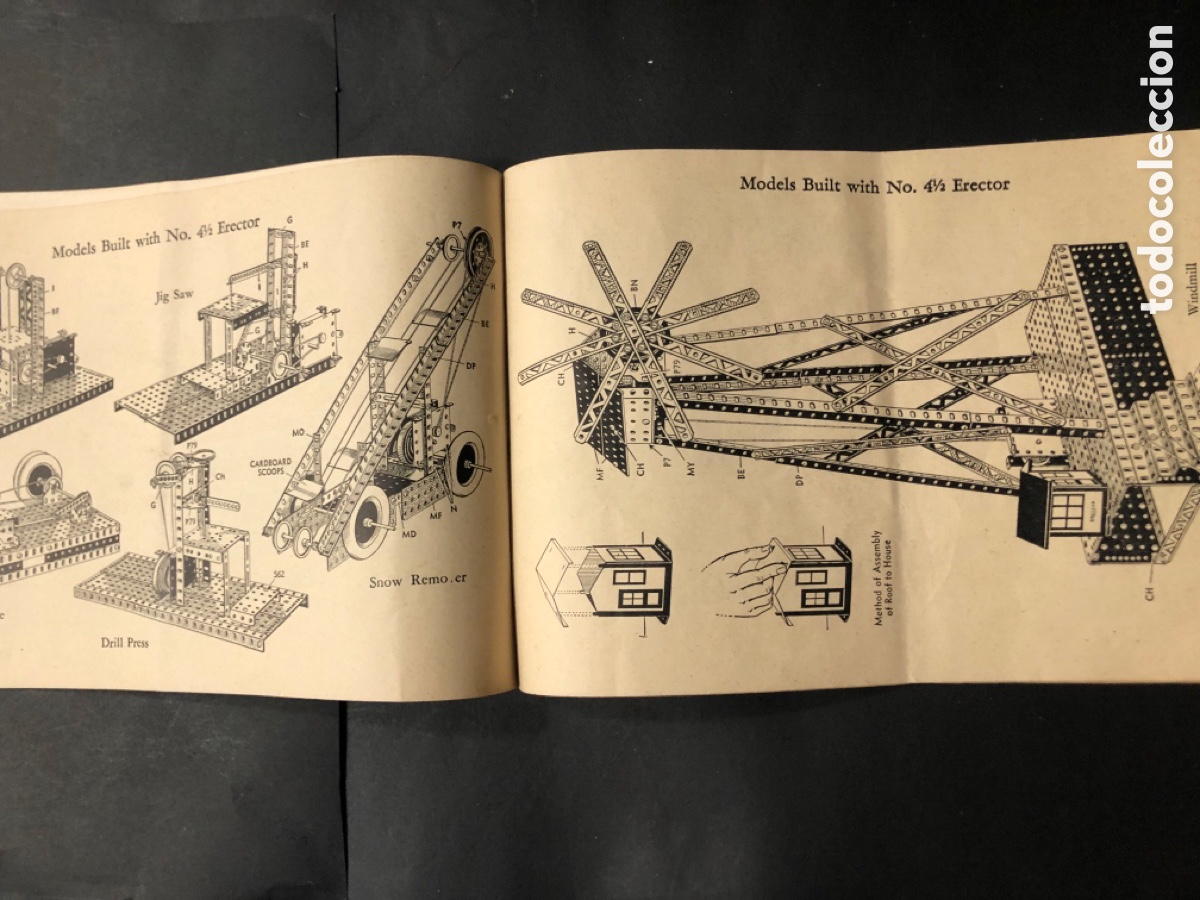 Juegos construcci&oacute;n - Meccano: Antiguo Meccano Gilbert the New Erector - Foto 27
