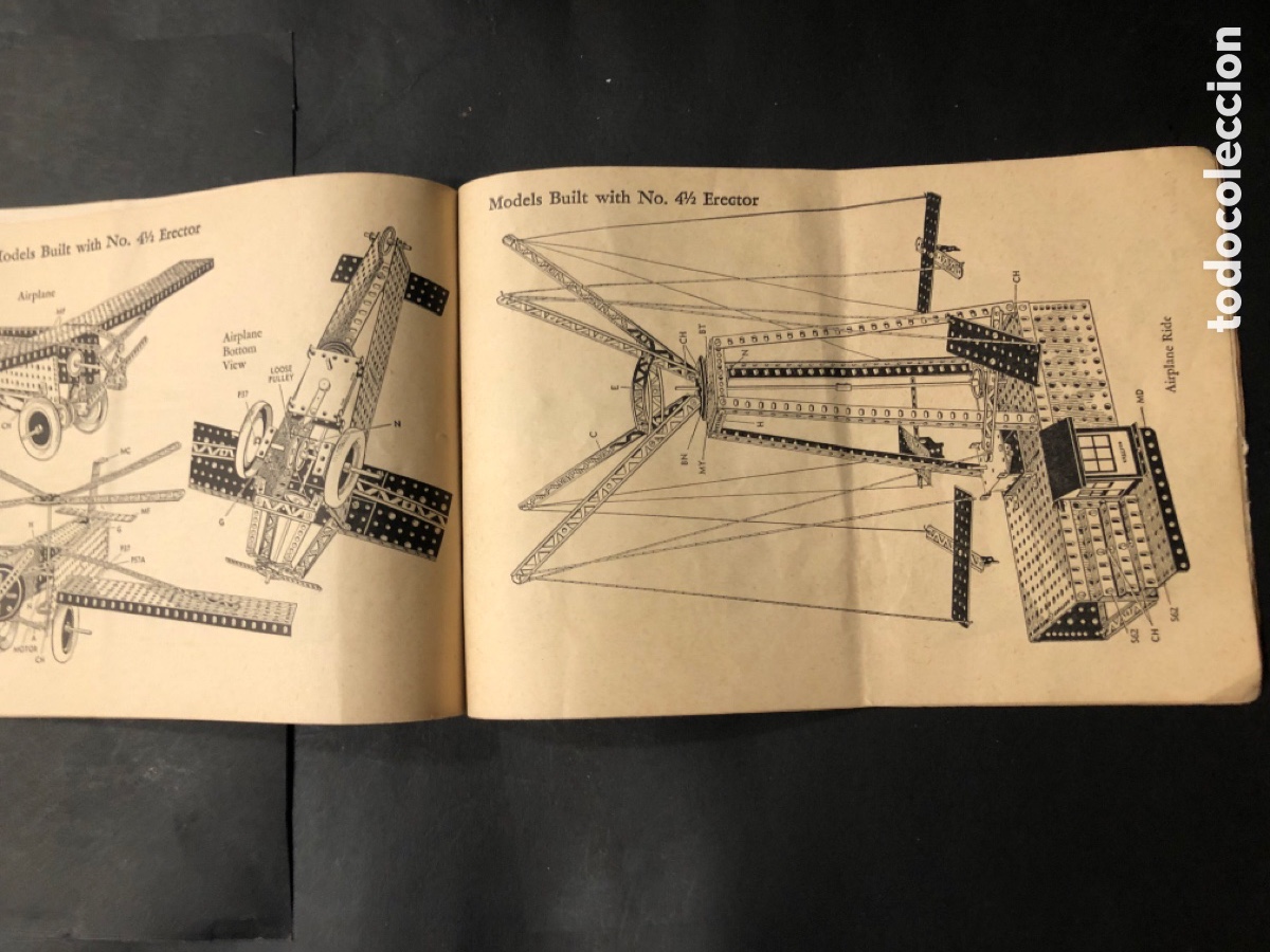 Juegos construcci&oacute;n - Meccano: Antiguo Meccano Gilbert the New Erector - Foto 28