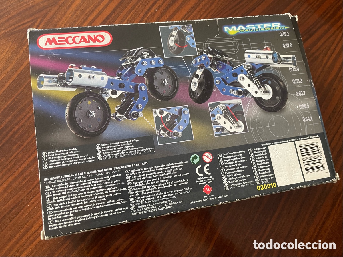 Juegos construcci&oacute;n - Meccano: Meccano master connection 10 moto - Foto 2