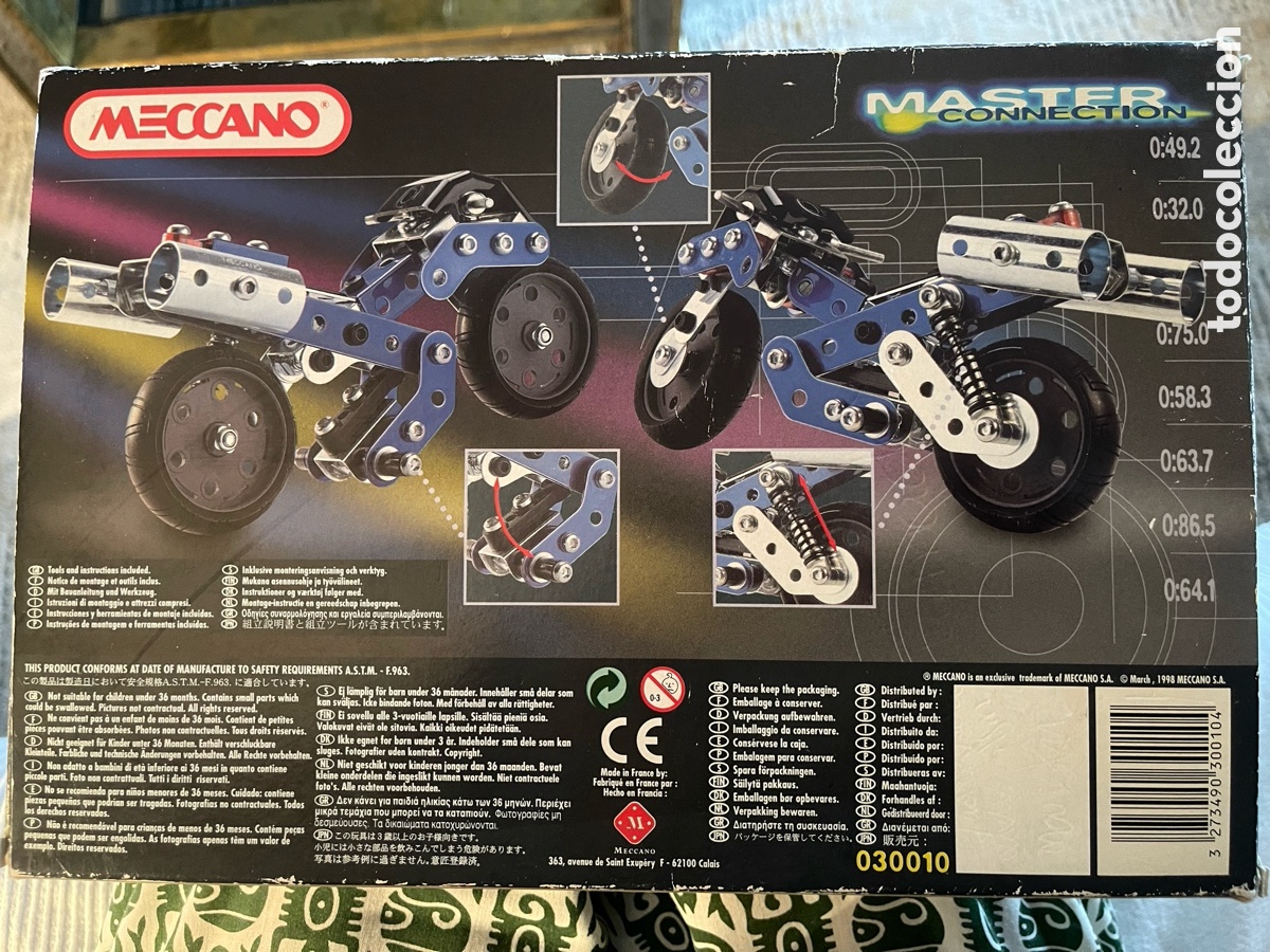 Juegos construcci&oacute;n - Meccano: Meccano master connection 10 moto - Foto 7