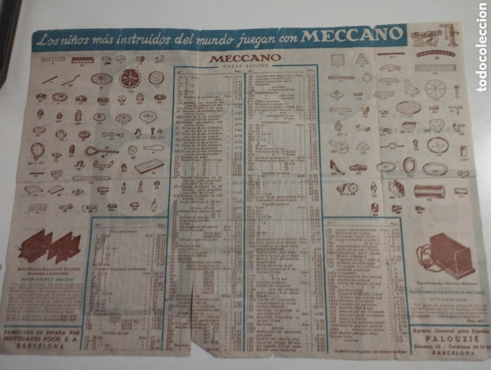 Juegos construcci&oacute;n - Meccano: Catalogo mecano a&ntilde;os 30 - Foto 3