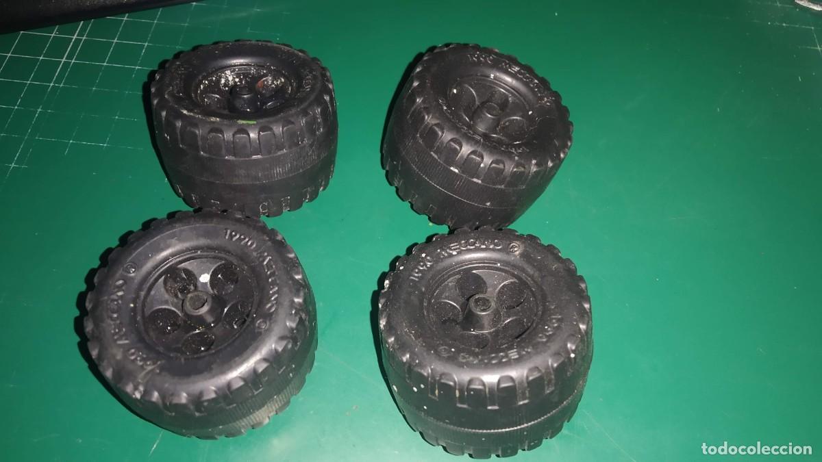 Juegos construcci&oacute;n - Meccano: Meccano. Lote 4 Ruedas - Foto 1