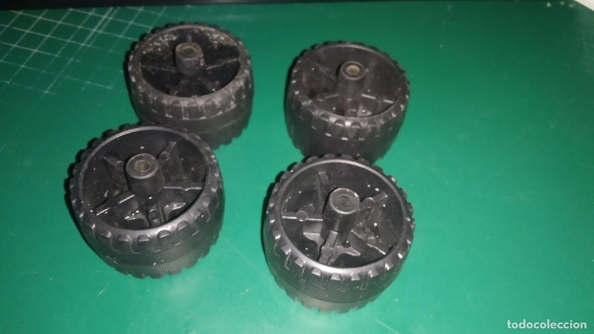 Juegos construcci&oacute;n - Meccano: Meccano. Lote 4 Ruedas - Foto 3