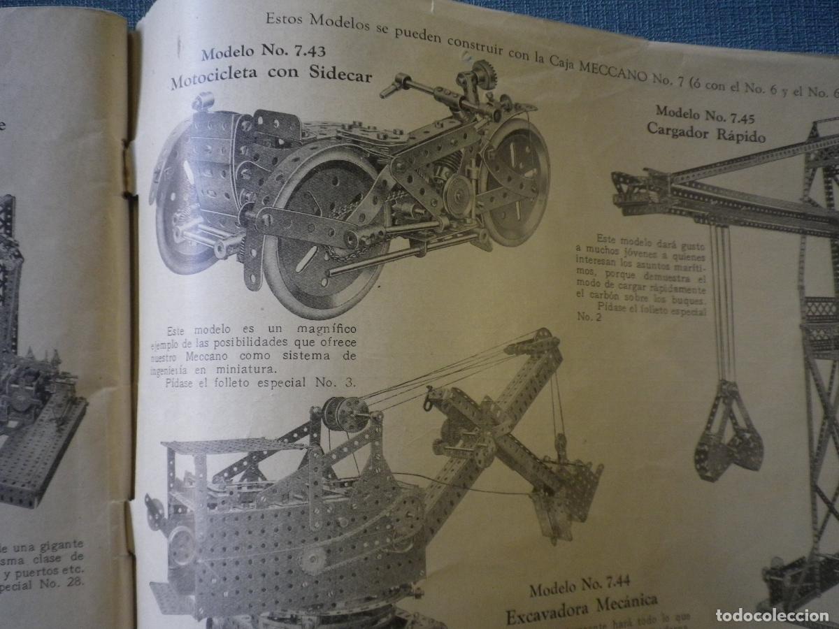Juegos construcci&oacute;n - Meccano: Manual antiguo Meccano, Mecano - Foto 2