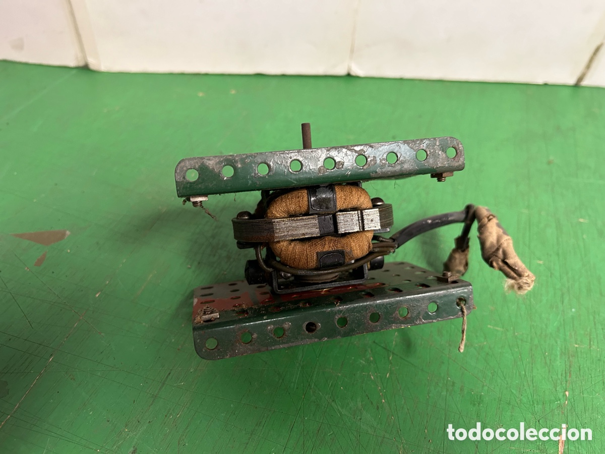 Juegos construcci&oacute;n - Meccano: ANTIGUO MOTOR MECANO - Foto 3