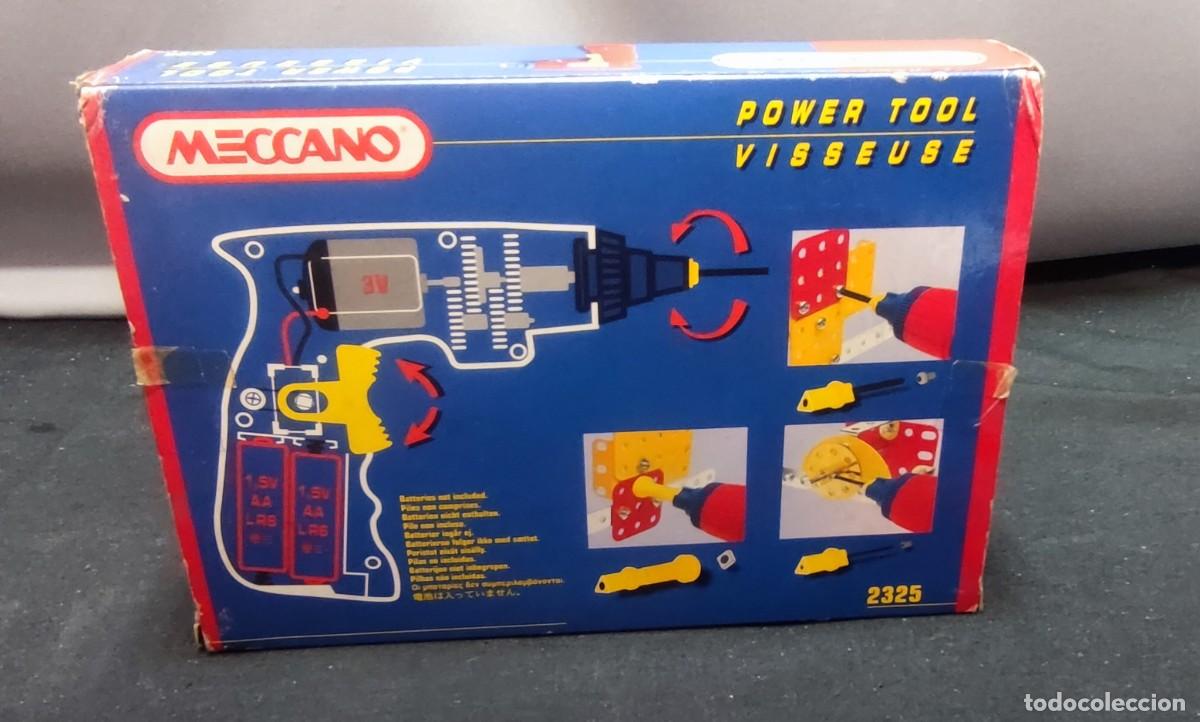 Juegos construcci&oacute;n - Meccano: Taladro de Meccano antiguo - Foto 4