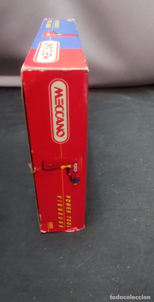 Juegos construcci&oacute;n - Meccano: Taladro de Meccano antiguo - Foto 5
