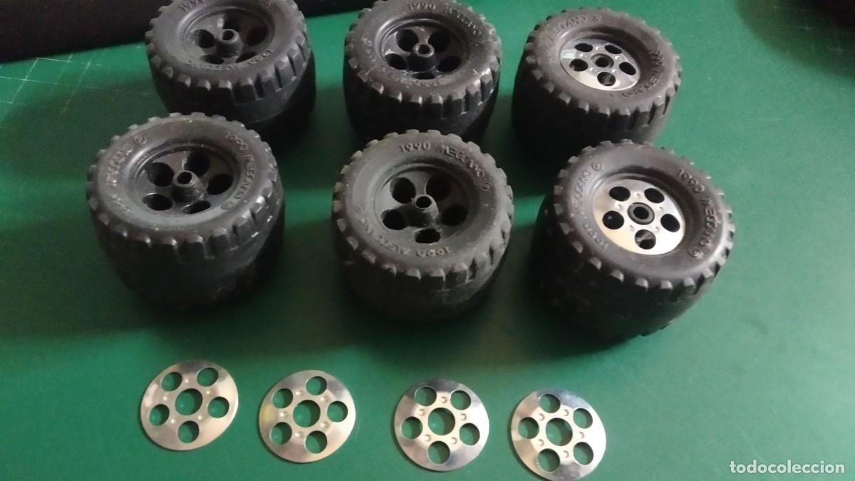 Juegos construcci&oacute;n - Meccano: Meccano. Lote 6 Ruedas - Foto 8