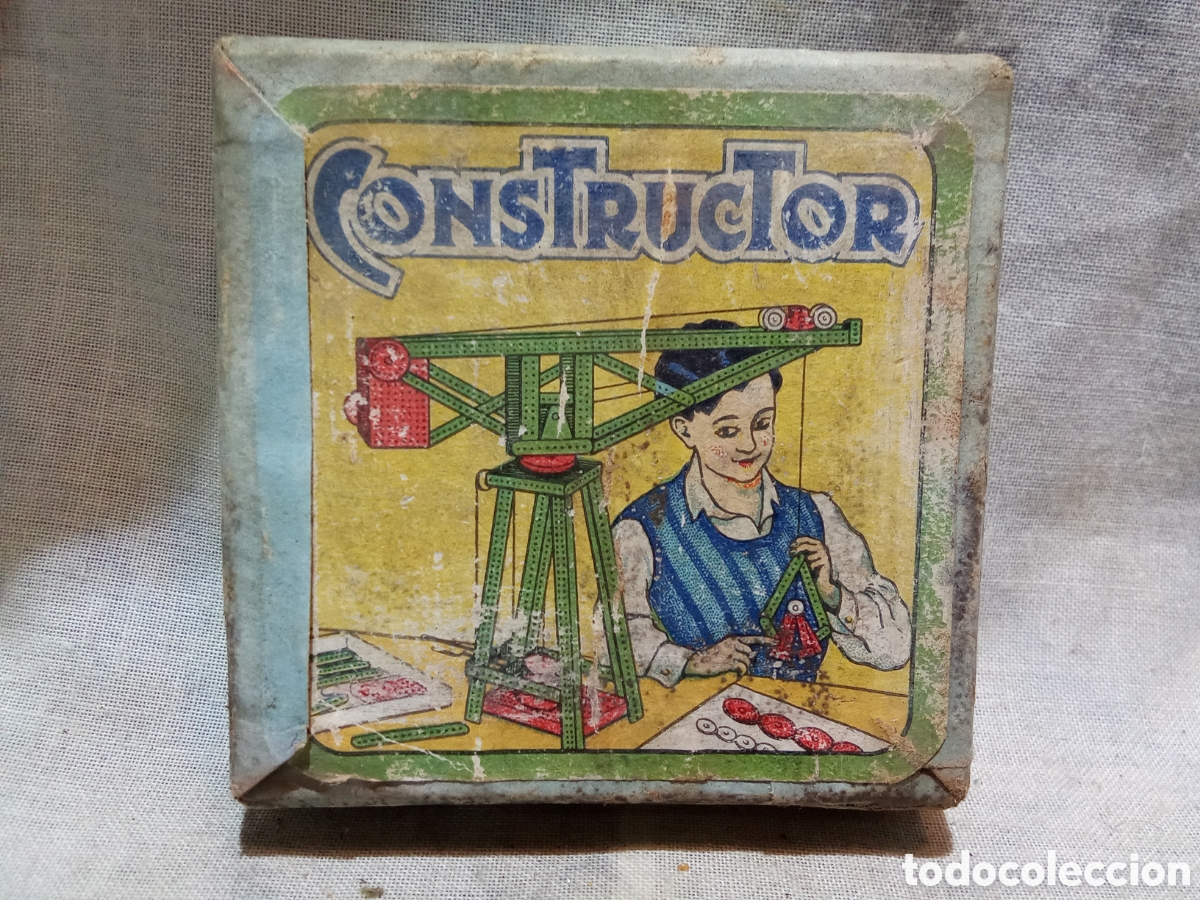 Juegos construcci&oacute;n - Meccano: CAJITA DE CART&Oacute;N DE CONSTRUCTOR - Foto 1