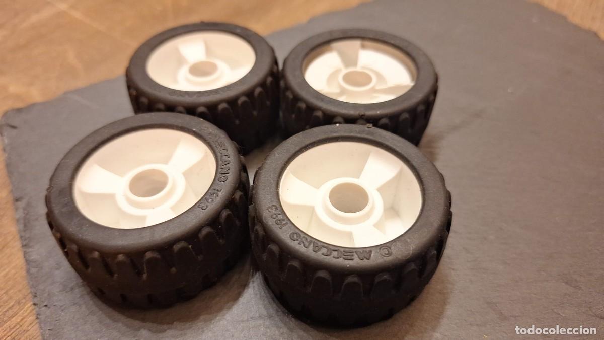 Juegos construcci&oacute;n - Meccano: Neum&aacute;ticos Ruedas Meccano - Foto 5
