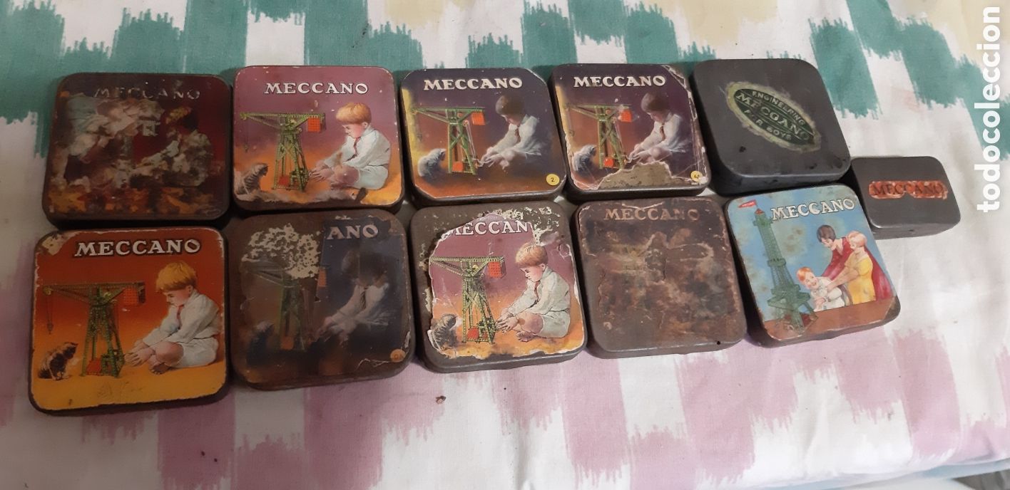 Juegos construcci&oacute;n - Meccano: 11 Cajas Meccano originales - Foto 1