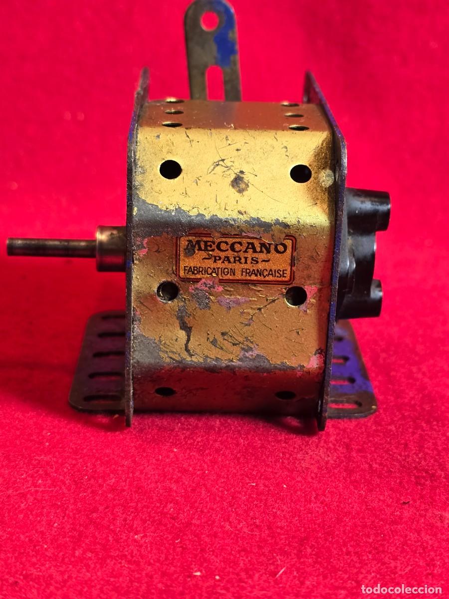Juegos construcci&oacute;n - Meccano: ANTIGUO MOTOR MECCANO FUNCIONA - Foto 3