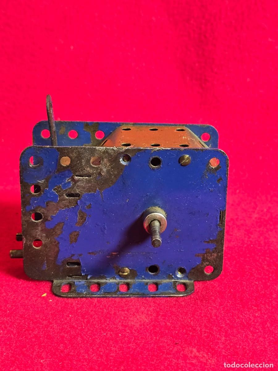 Juegos construcci&oacute;n - Meccano: ANTIGUO MOTOR MECCANO FUNCIONA - Foto 4