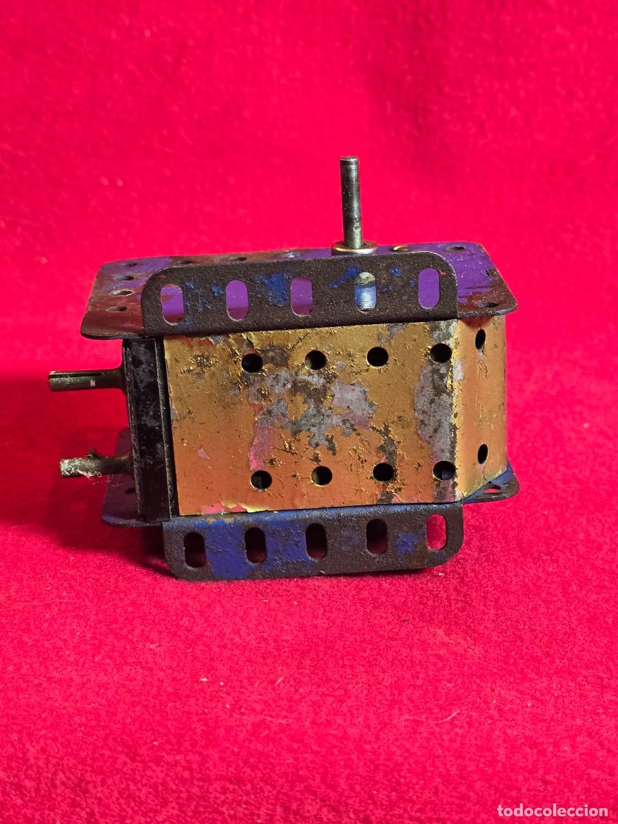 Juegos construcci&oacute;n - Meccano: ANTIGUO MOTOR MECCANO FUNCIONA - Foto 6