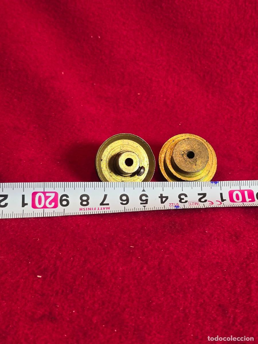 Juegos construcci&oacute;n - Meccano: LOTE DE POLEAS MECCANO - Foto 4