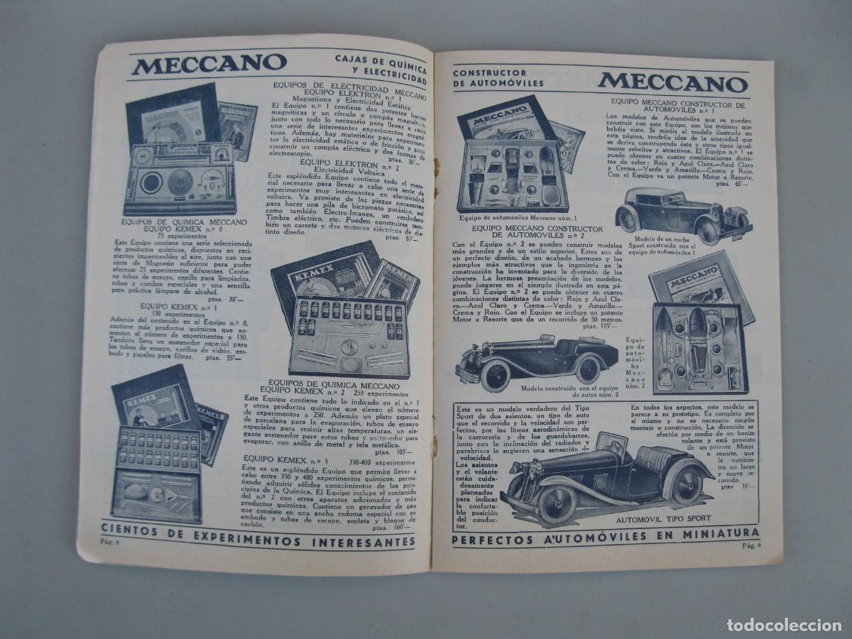 Juegos construcci&oacute;n - Meccano: ANTIGUO CAT&Aacute;LOGO DE MECCANO. - Foto 4