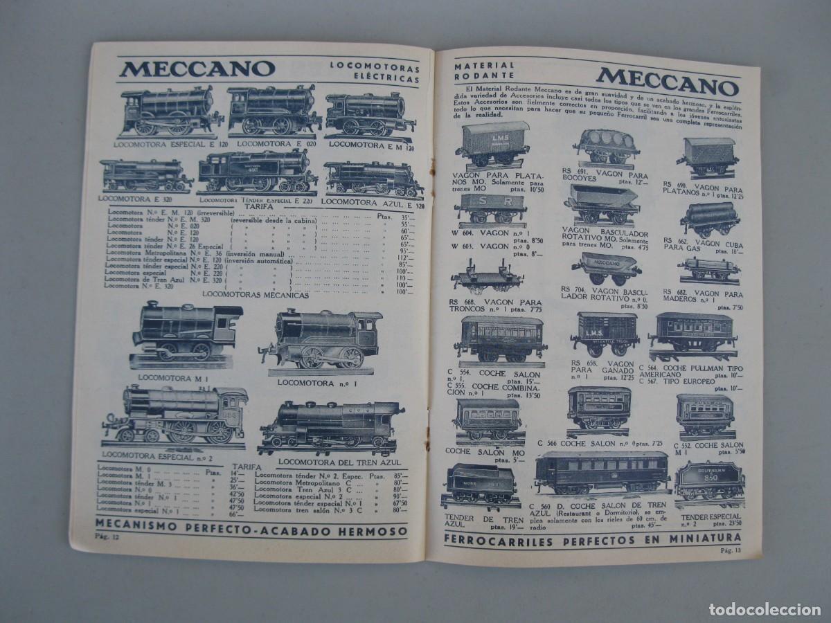 Juegos construcci&oacute;n - Meccano: ANTIGUO CAT&Aacute;LOGO DE MECCANO. - Foto 6