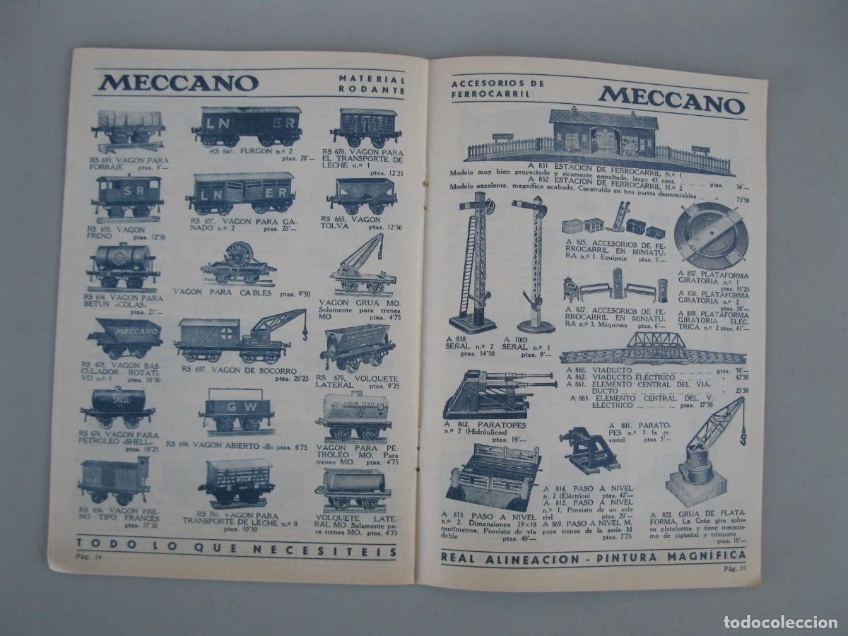 Juegos construcci&oacute;n - Meccano: ANTIGUO CAT&Aacute;LOGO DE MECCANO. - Foto 7
