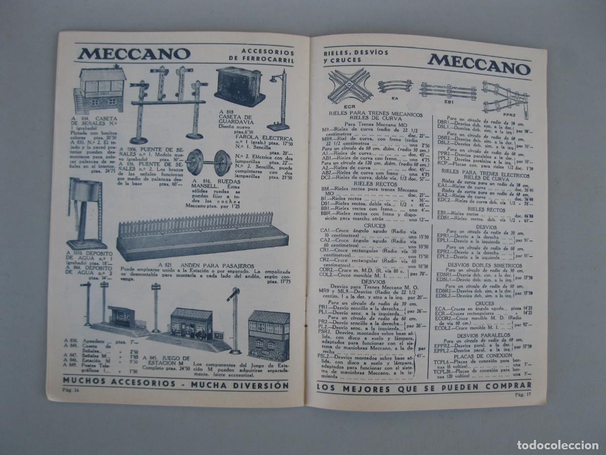 Juegos construcci&oacute;n - Meccano: ANTIGUO CAT&Aacute;LOGO DE MECCANO. - Foto 8