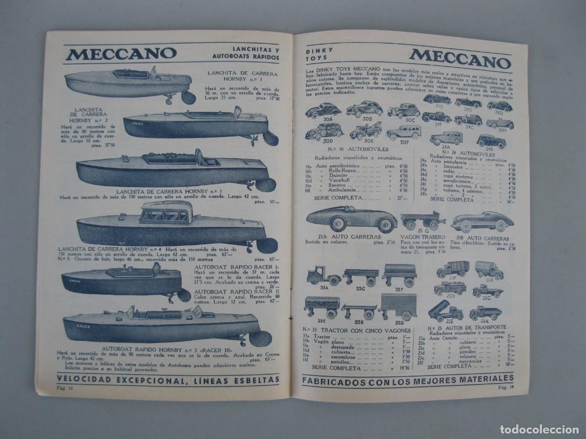Juegos construcci&oacute;n - Meccano: ANTIGUO CAT&Aacute;LOGO DE MECCANO. - Foto 9