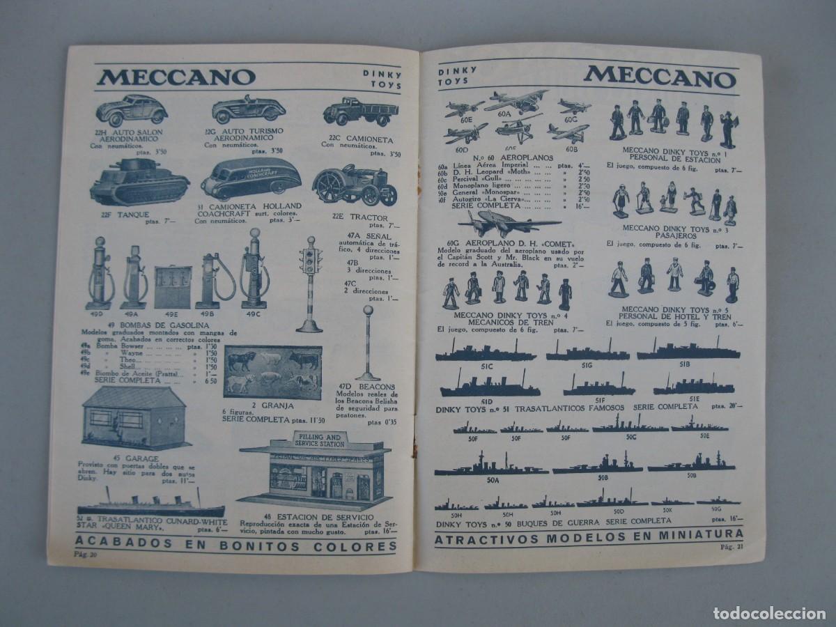 Juegos construcci&oacute;n - Meccano: ANTIGUO CAT&Aacute;LOGO DE MECCANO. - Foto 10