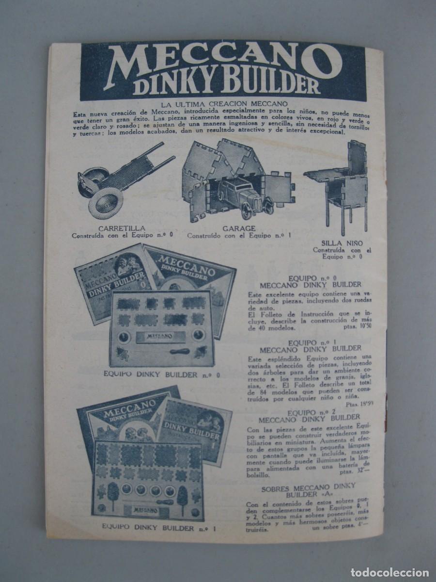 Juegos construcci&oacute;n - Meccano: ANTIGUO CAT&Aacute;LOGO DE MECCANO. - Foto 11