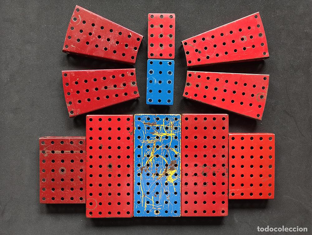 Juegos construcci&oacute;n - Meccano: LOTE DE PIEZAS MECCANO - Foto 1