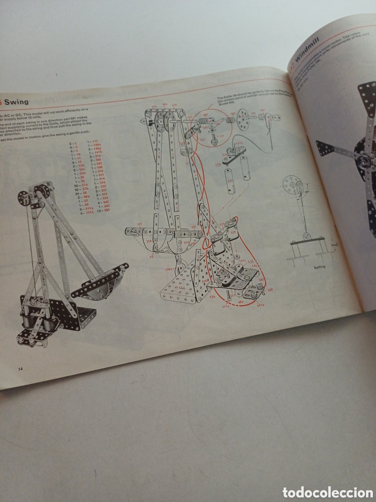 Juegos construcci&oacute;n - Meccano: MECCANO libro de modelo 4EL solo en ingl&eacute;s - Foto 5