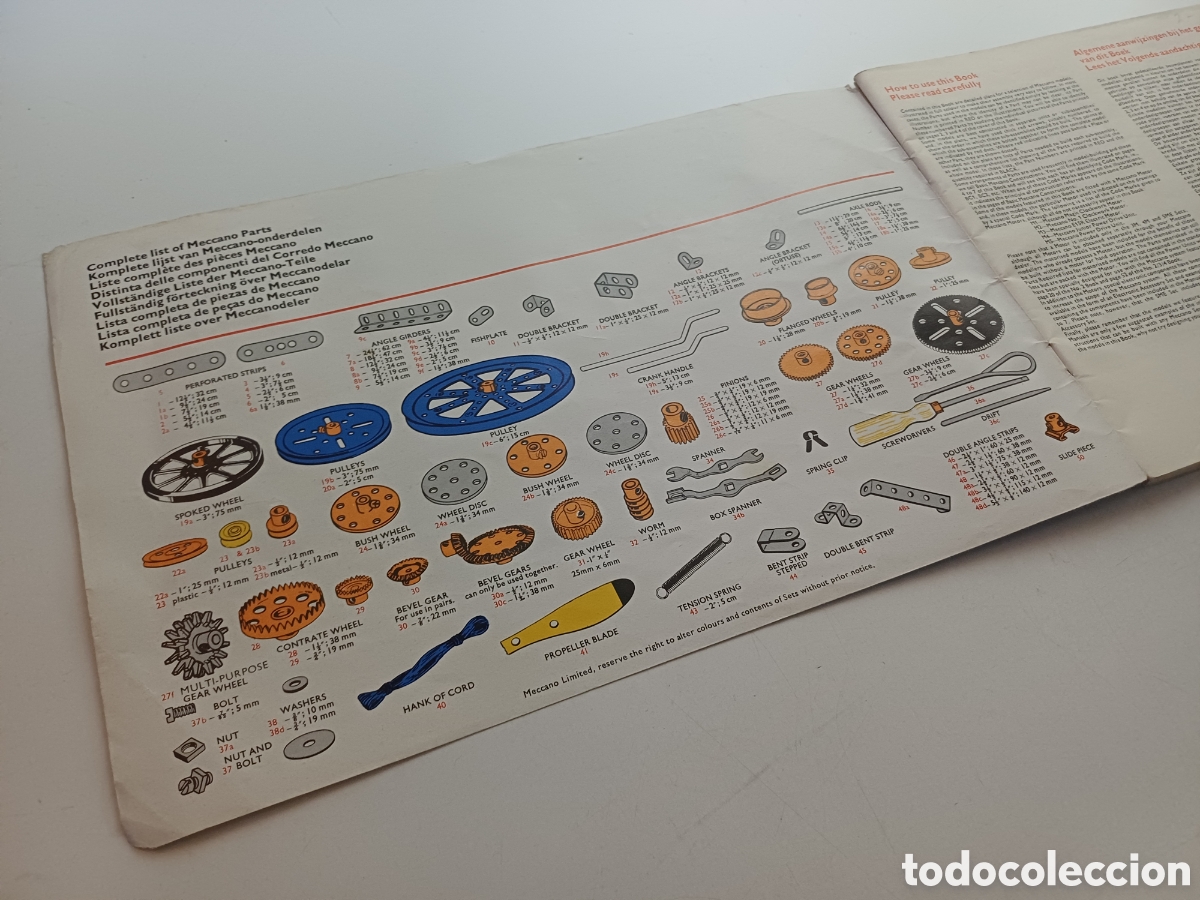 Juegos construcci&oacute;n - Meccano: MECCANO libro de modelo 2 / 3 / 4 en 8 idiomas y CASTELLANO - Foto 2